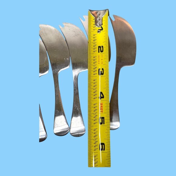 Dansk Torun 5 1/4, 7 1/2 in Cheese Picks Knives Stainless Steel Set 10 Korea MCM - Picture 4 of 5